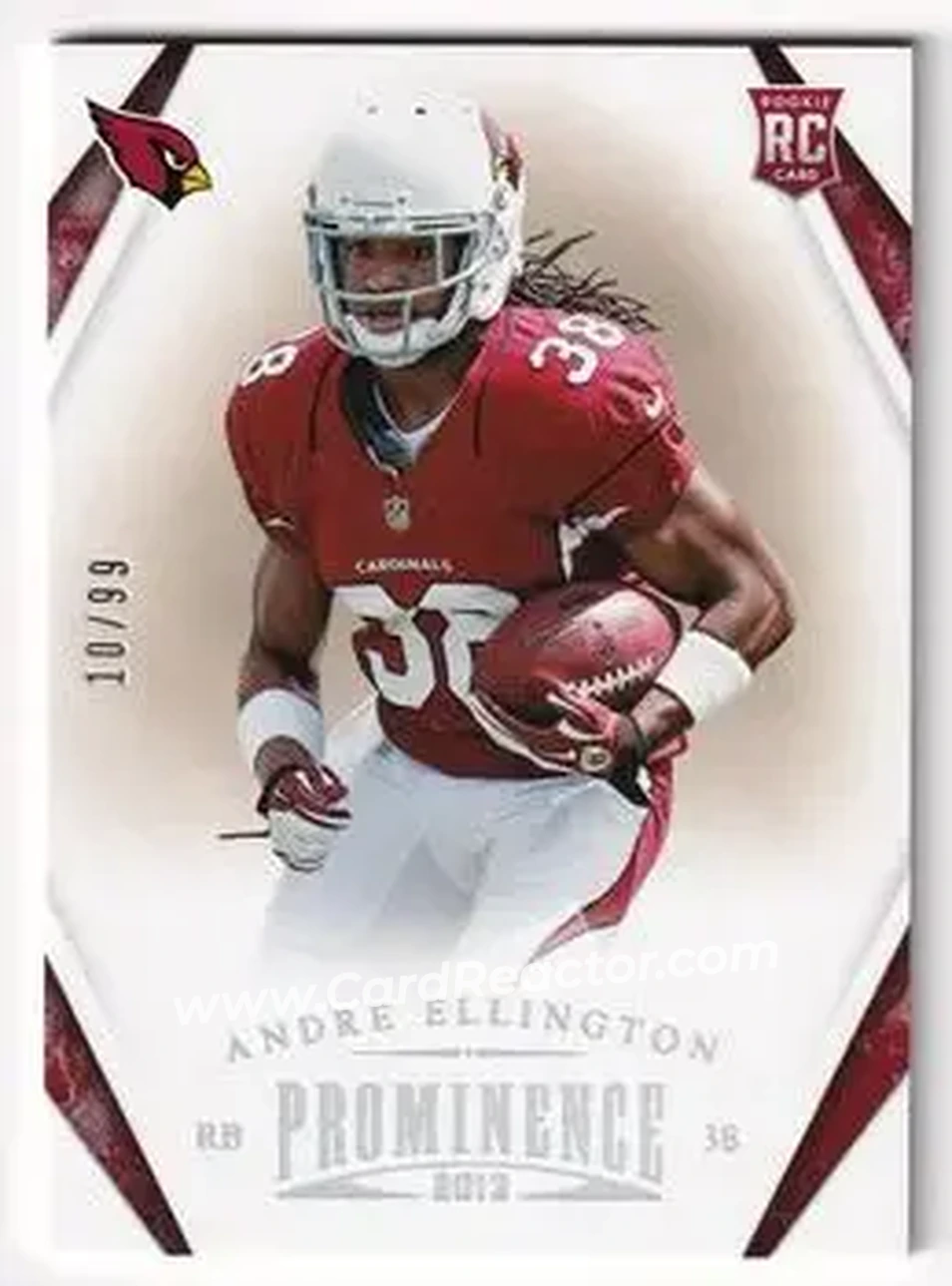 2013 Panini Prominence - Platinum #107 - Andre Ellington - Arizona Cardinals - Front 2013 Panini Prominence - Platinum #107 - Andre Ellington - Arizona Cardinals - Front