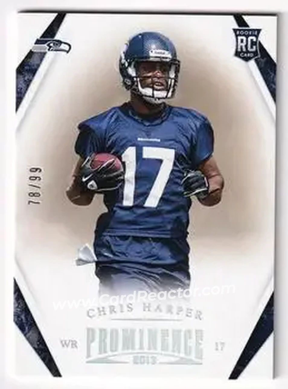 2013 Panini Prominence - Platinum #113 - Chris Harper - Seattle Seahawks - Front 2013 Panini Prominence - Platinum #113 - Chris Harper - Seattle Seahawks - Front