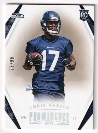 2013 Panini Prominence - Platinum #113 - Chris Harper - Seattle Seahawks
