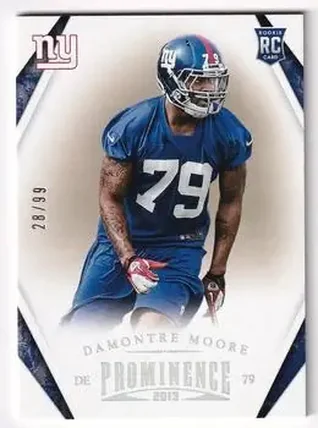 2013 Panini Prominence - Platinum #120 - Damontre Moore - New York Giants