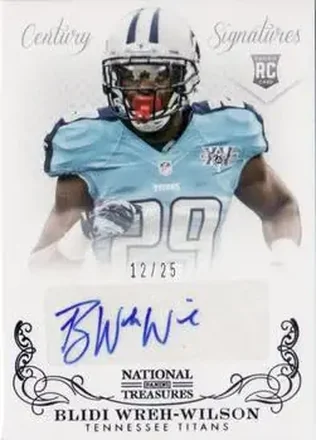 2013 Panini National Treasures - Century Black #253 - Blidi Wreh-Wilson - Tennessee Titans