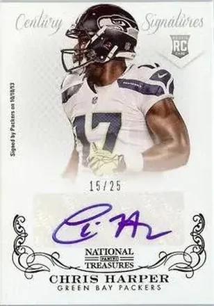 2013 Panini National Treasures - Century Black #258 - Chris Harper - Green Bay Packers
