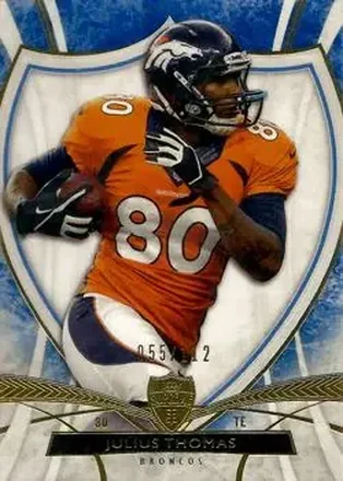 2013 Topps Supreme - Blue #8 - Julius Thomas - Denver Broncos