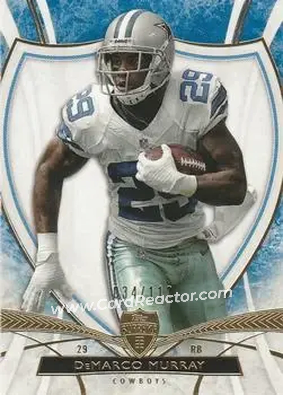 2013 Topps Supreme - Blue #24 - DeMarco Murray - Dallas Cowboys - Front