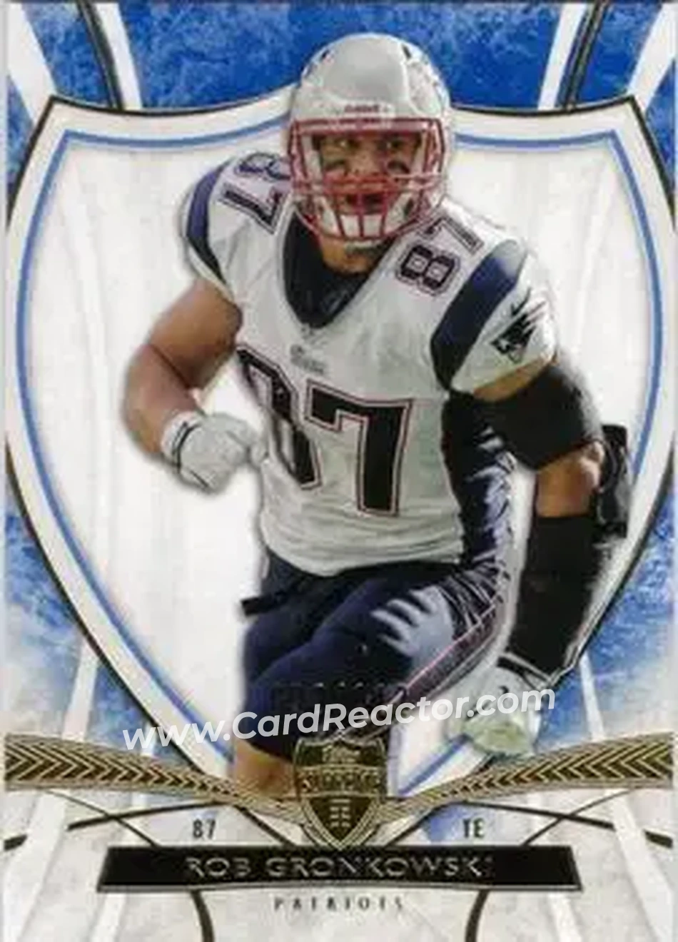 2013 Topps Supreme - Blue #71 - Rob Gronkowski - New England Patriots - Front