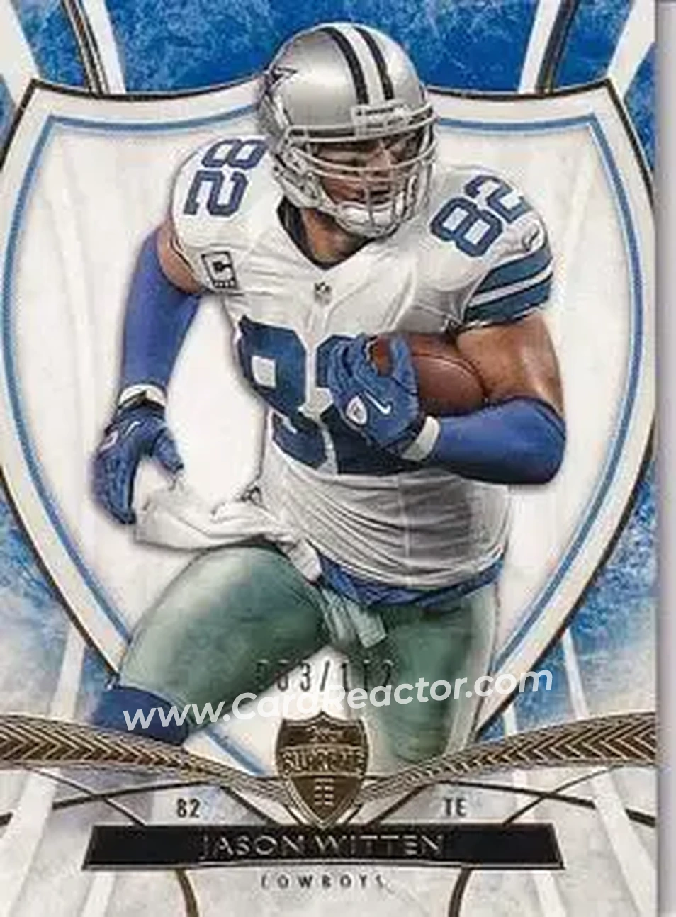 2013 Topps Supreme - Blue #74 - Jason Witten - Dallas Cowboys - Front
