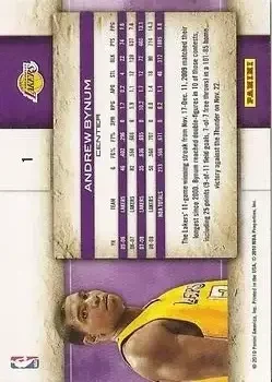 Back of Andrew Bynum