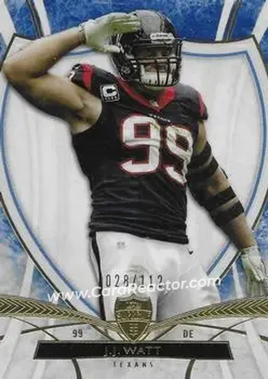 2013 Topps Supreme - Blue #82 - J.J. Watt - Houston Texans - Front 2013 Topps Supreme - Blue #82 - J.J. Watt - Houston Texans - Front