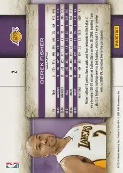 Back of Derek Fisher