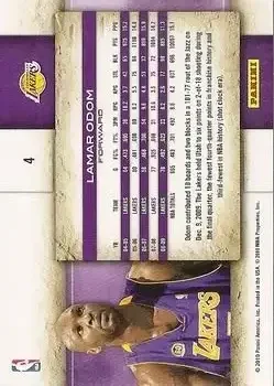 Back of Lamar Odom