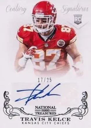 2013 Panini National Treasures - Century Black #334 - Travis Kelce - Kansas City Chiefs