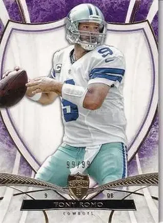 2013 Topps Supreme - Violet #12 - Tony Romo - Dallas Cowboys