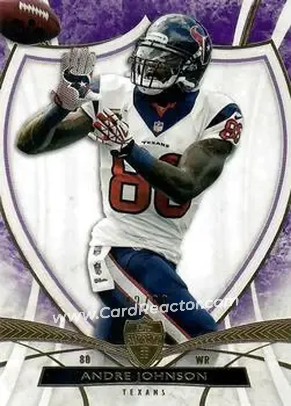 2013 Topps Supreme - Violet #21 - Andre Johnson - Houston Texans - Front