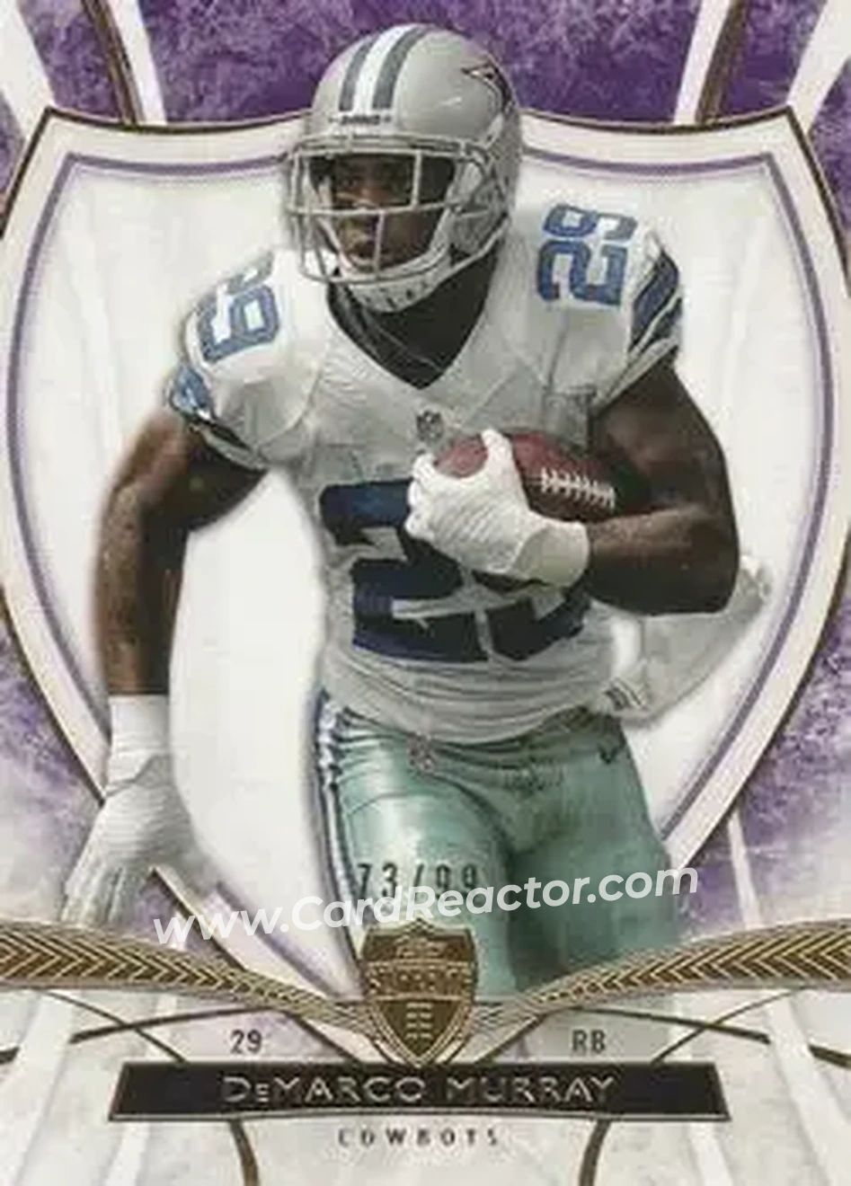 2013 Topps Supreme - Violet #24 - DeMarco Murray - Dallas Cowboys - Front 2013 Topps Supreme - Violet #24 - DeMarco Murray - Dallas Cowboys - Front