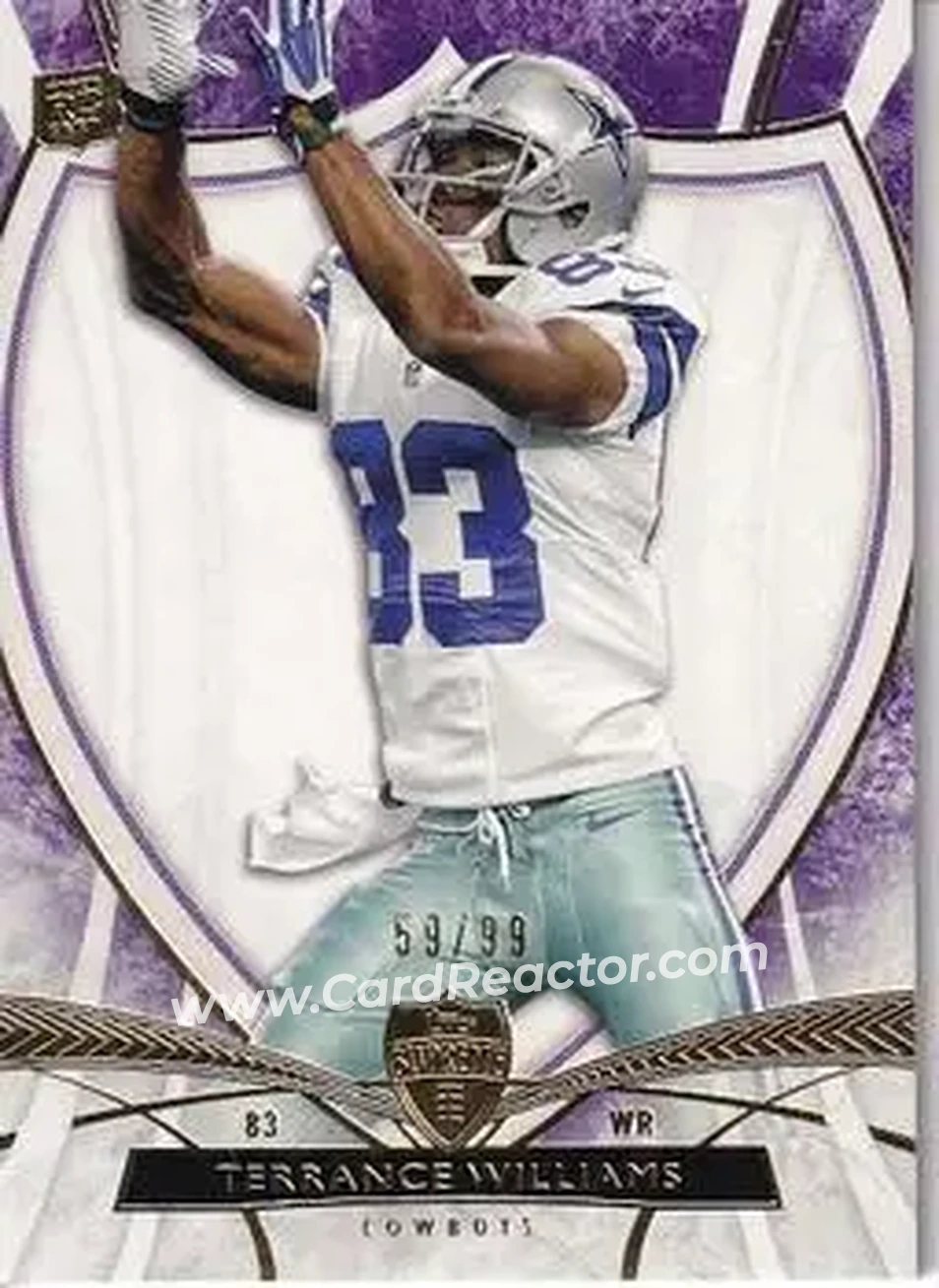 2013 Topps Supreme - Violet #40 - Terrance Williams - Dallas Cowboys - Front 2013 Topps Supreme - Violet #40 - Terrance Williams - Dallas Cowboys - Front