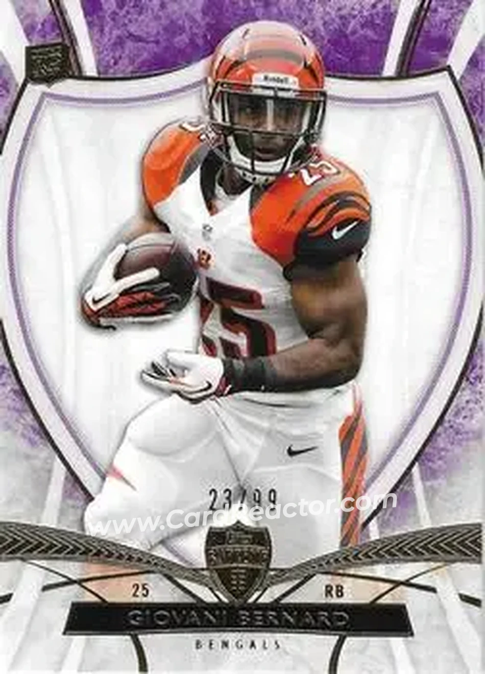 2013 Topps Supreme - Violet #69 - Giovani Bernard - Cincinnati Bengals - Front 2013 Topps Supreme - Violet #69 - Giovani Bernard - Cincinnati Bengals - Front