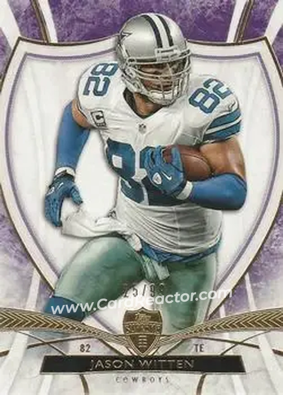 2013 Topps Supreme - Violet #74 - Jason Witten - Dallas Cowboys - Front