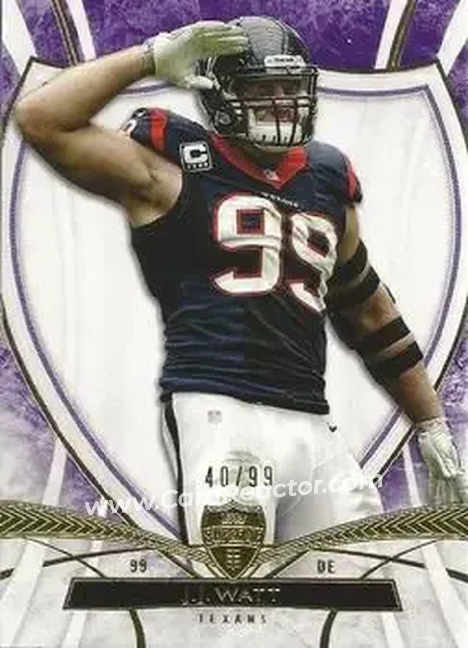 2013 Topps Supreme - Violet #82 - J.J. Watt - Houston Texans - Front 2013 Topps Supreme - Violet #82 - J.J. Watt - Houston Texans - Front