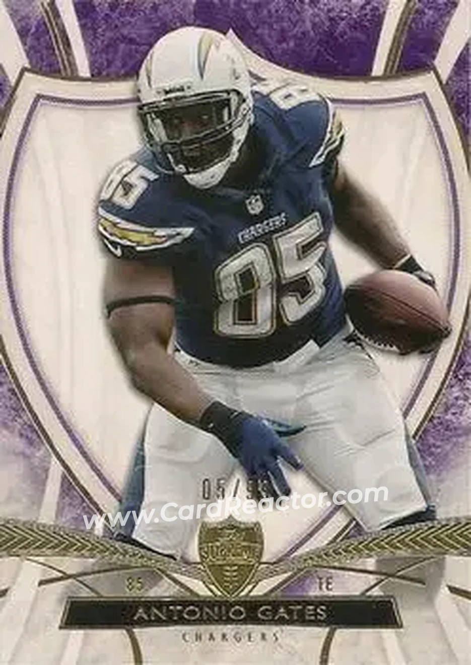 2013 Topps Supreme - Violet #96 - Antonio Gates - San Diego Chargers - Front