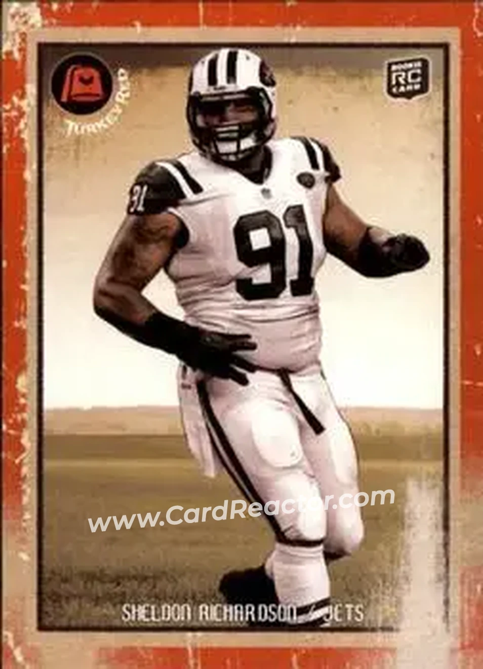 2013 Topps Turkey Red #8 - Sheldon Richardson - New York Jets - Front