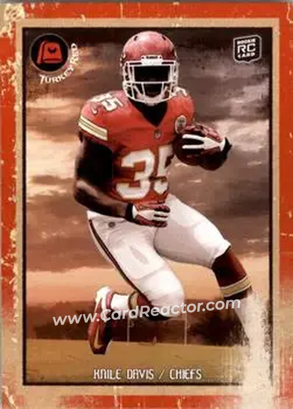 2013 Topps Turkey Red #9 - Knile Davis - Kansas City Chiefs - Front