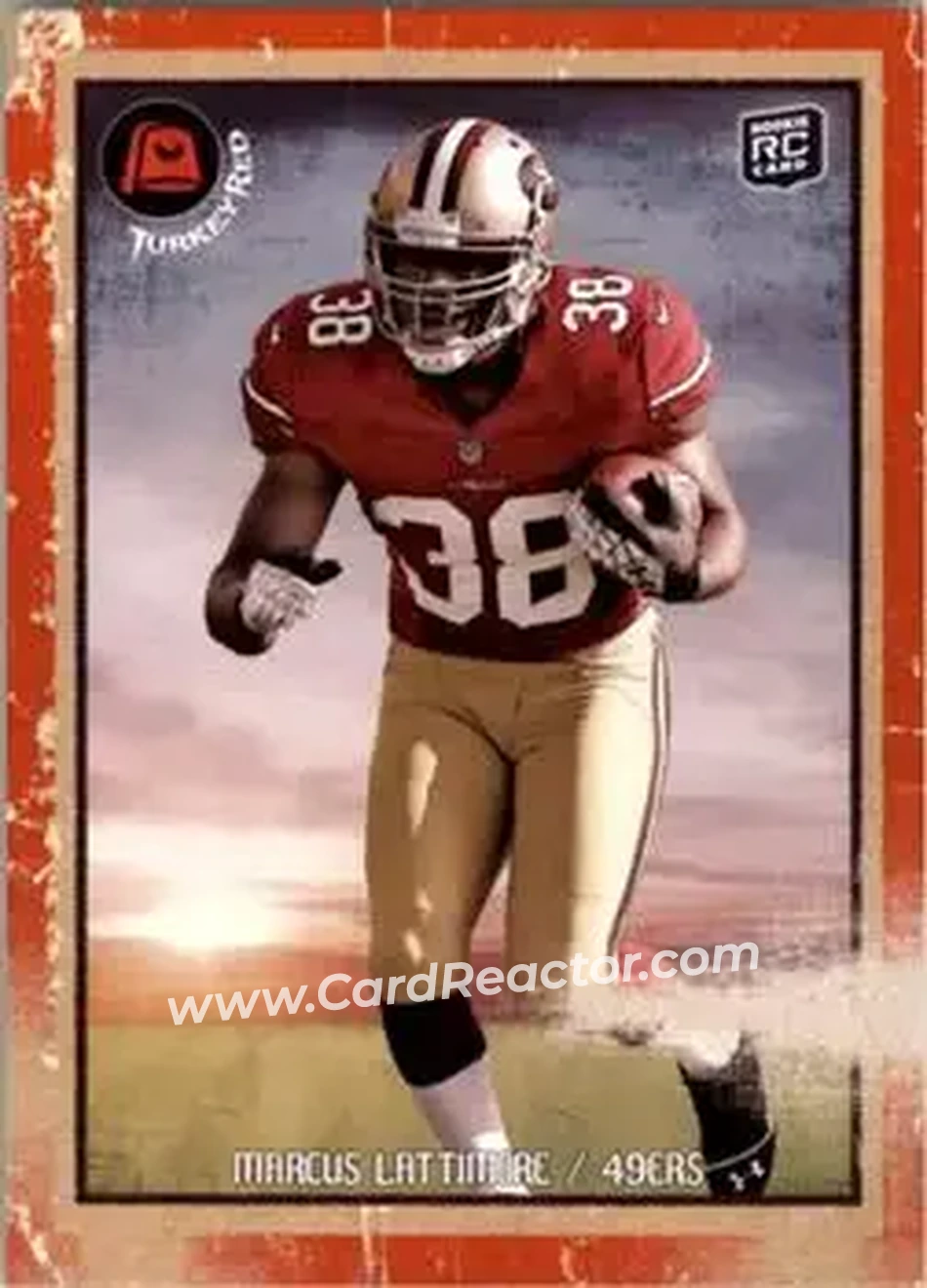 2013 Topps Turkey Red #11 - Marcus Lattimore - San Francisco 49ers - Front