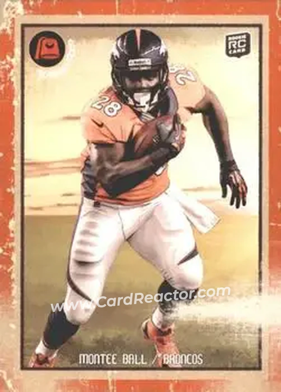 2013 Topps Turkey Red #18 - Montee Ball - Denver Broncos - Front