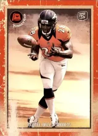 2013 Topps Turkey Red #18b - Montee Ball - Denver Broncos