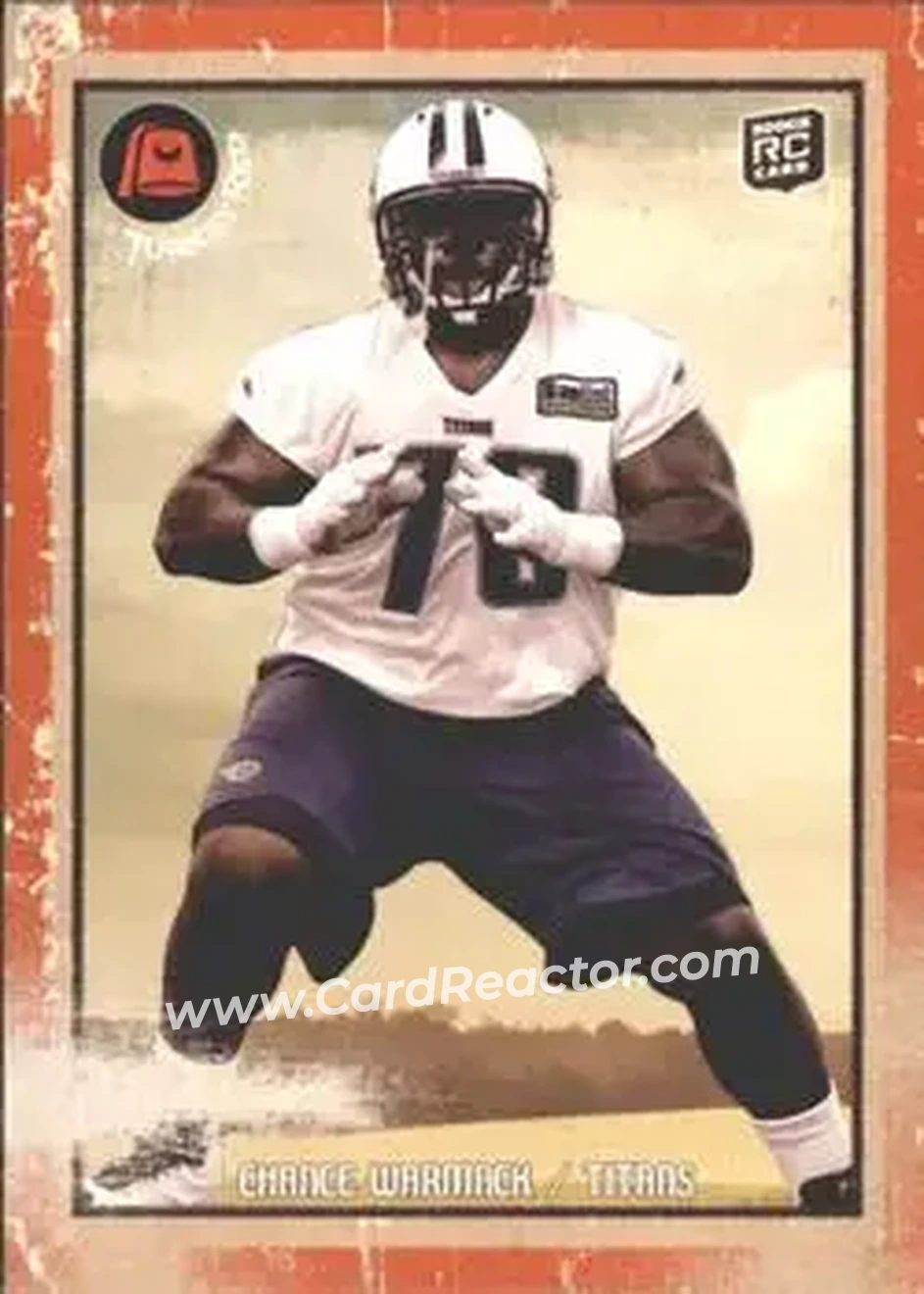 2013 Topps Turkey Red #20 - Chance Warmack - Tennessee Titans - Front