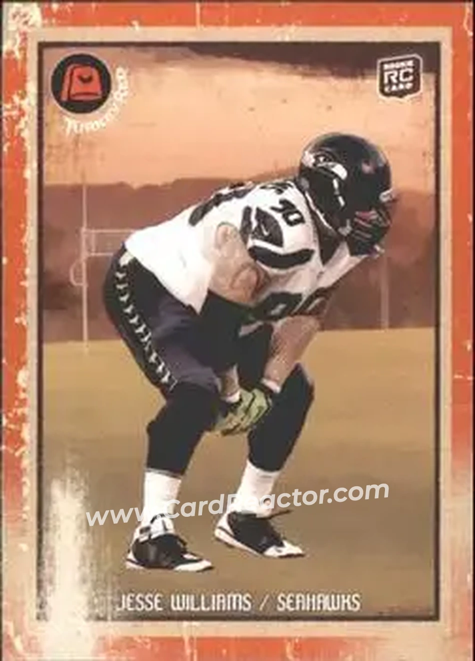 2013 Topps Turkey Red #23 - Jesse Williams - Seattle Seahawks