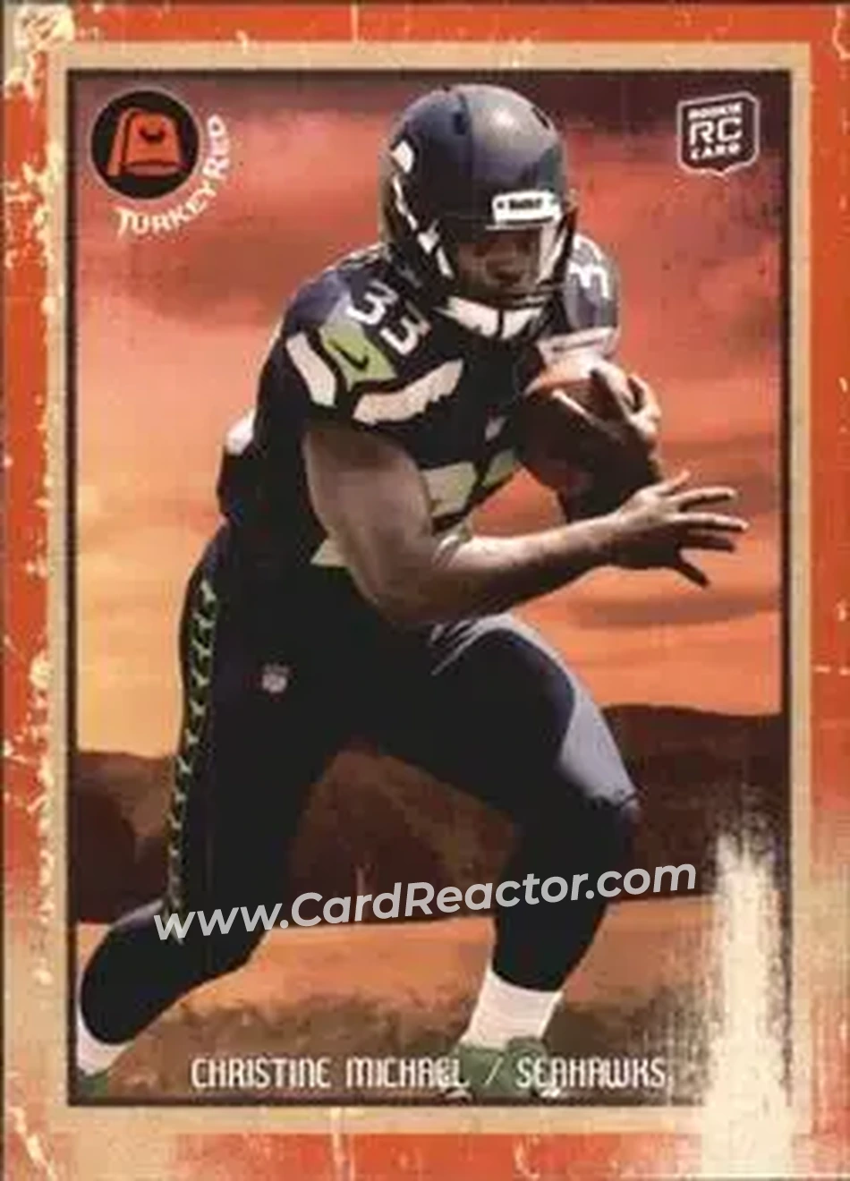 2013 Topps Turkey Red #31 - Christine Michael - Seattle Seahawks - Front