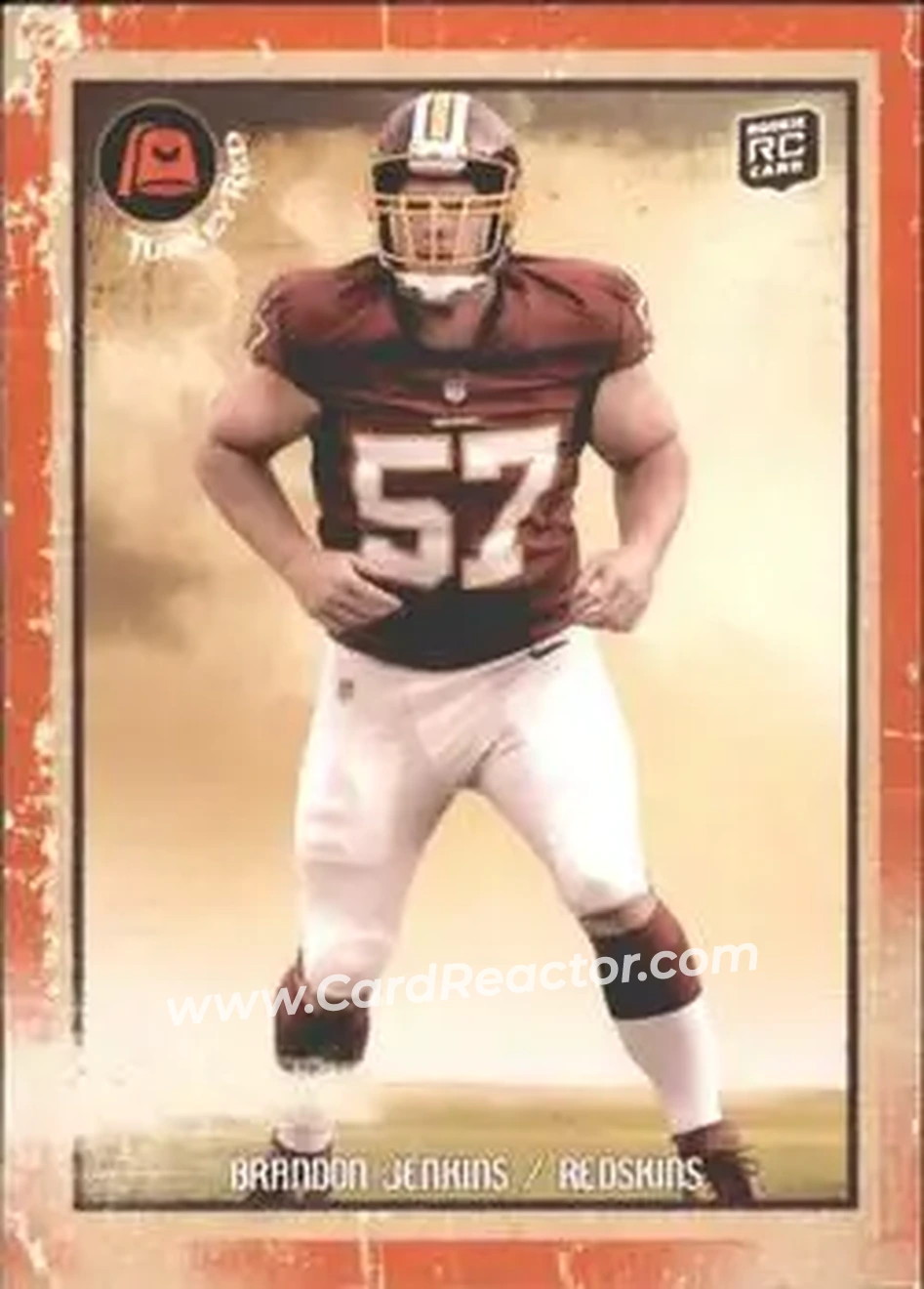 2013 Topps Turkey Red #36 - Brandon Jenkins - Washington Redskins - Front