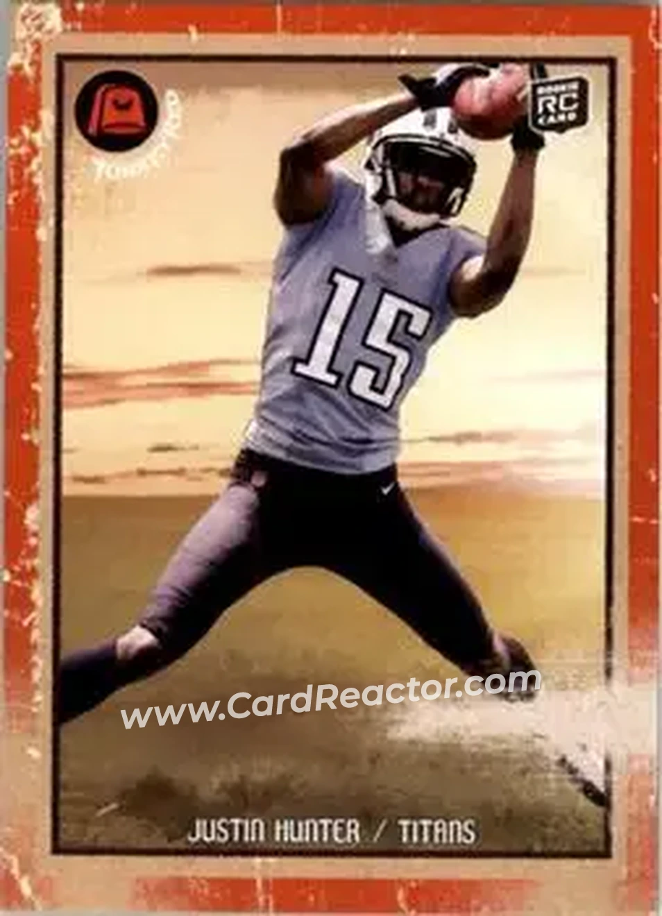 2013 Topps Turkey Red #37 - Justin Hunter - Tennessee Titans - Front