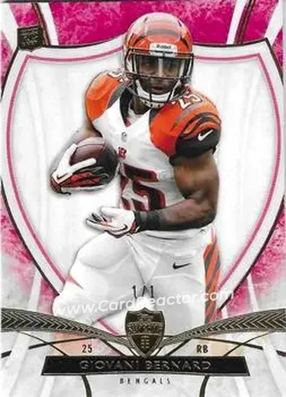 2013 Topps Supreme - Red #69 - Giovani Bernard - Cincinnati Bengals - Front