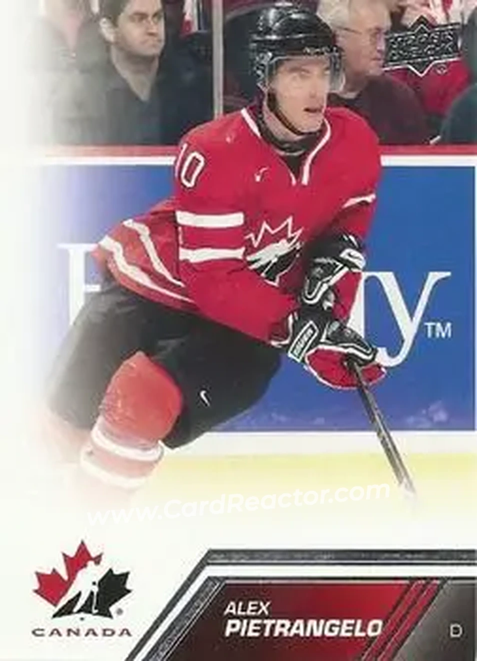 2013 Upper Deck Team Canada #4 - Alex Pietrangelo - Canada - Front