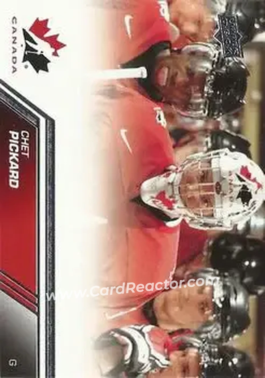 2013 Upper Deck Team Canada #26 - Chet Pickard - Canada - Front