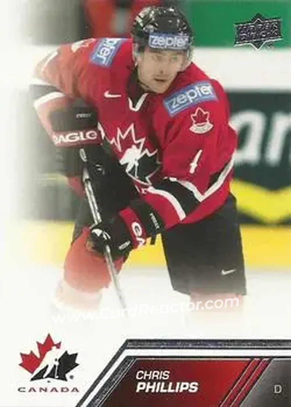 2013 Upper Deck Team Canada #27 - Chris Phillips - Canada - Front