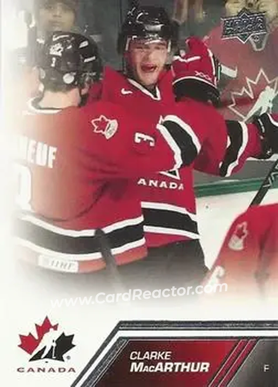 2013 Upper Deck Team Canada #30 - Clarke MacArthur - Canada - Front