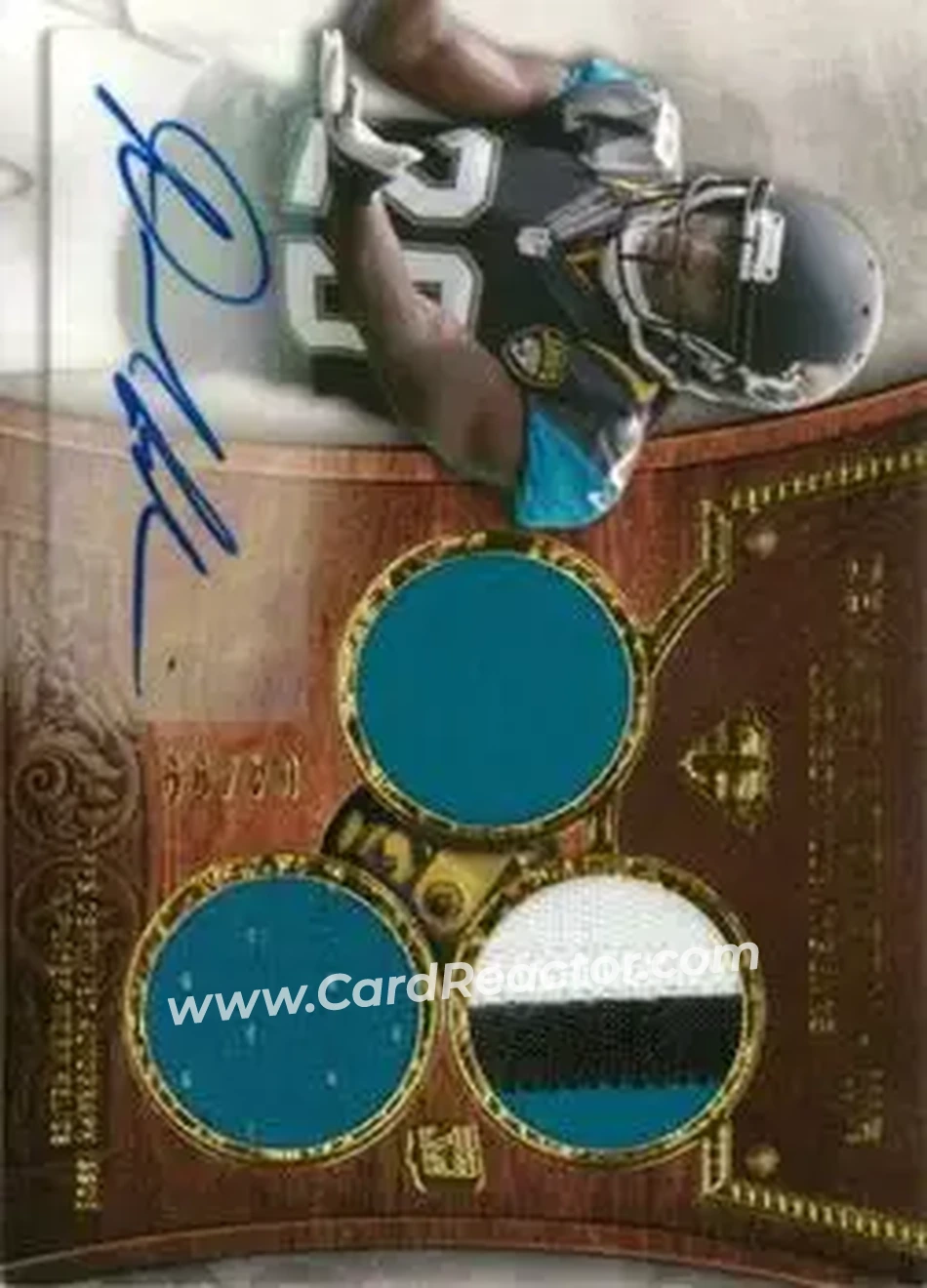 2013 Topps Triple Threads #132 - Denard "Shoelace" Robinson - Jacksonville Jaguars - Front