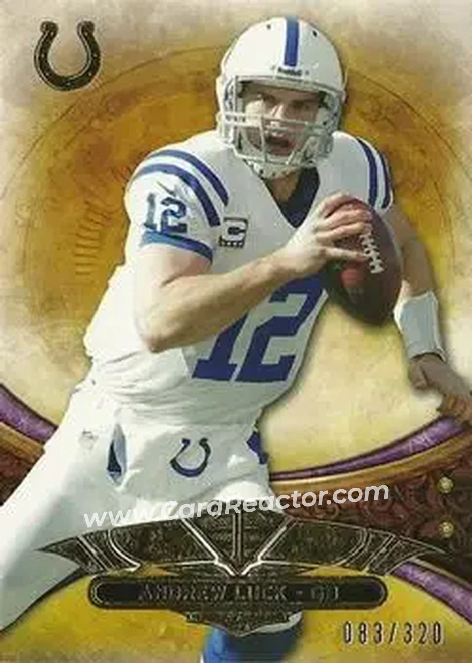 2013 Topps Triple Threads - Purple #33 - Andrew Luck - Indianapolis Colts - Front