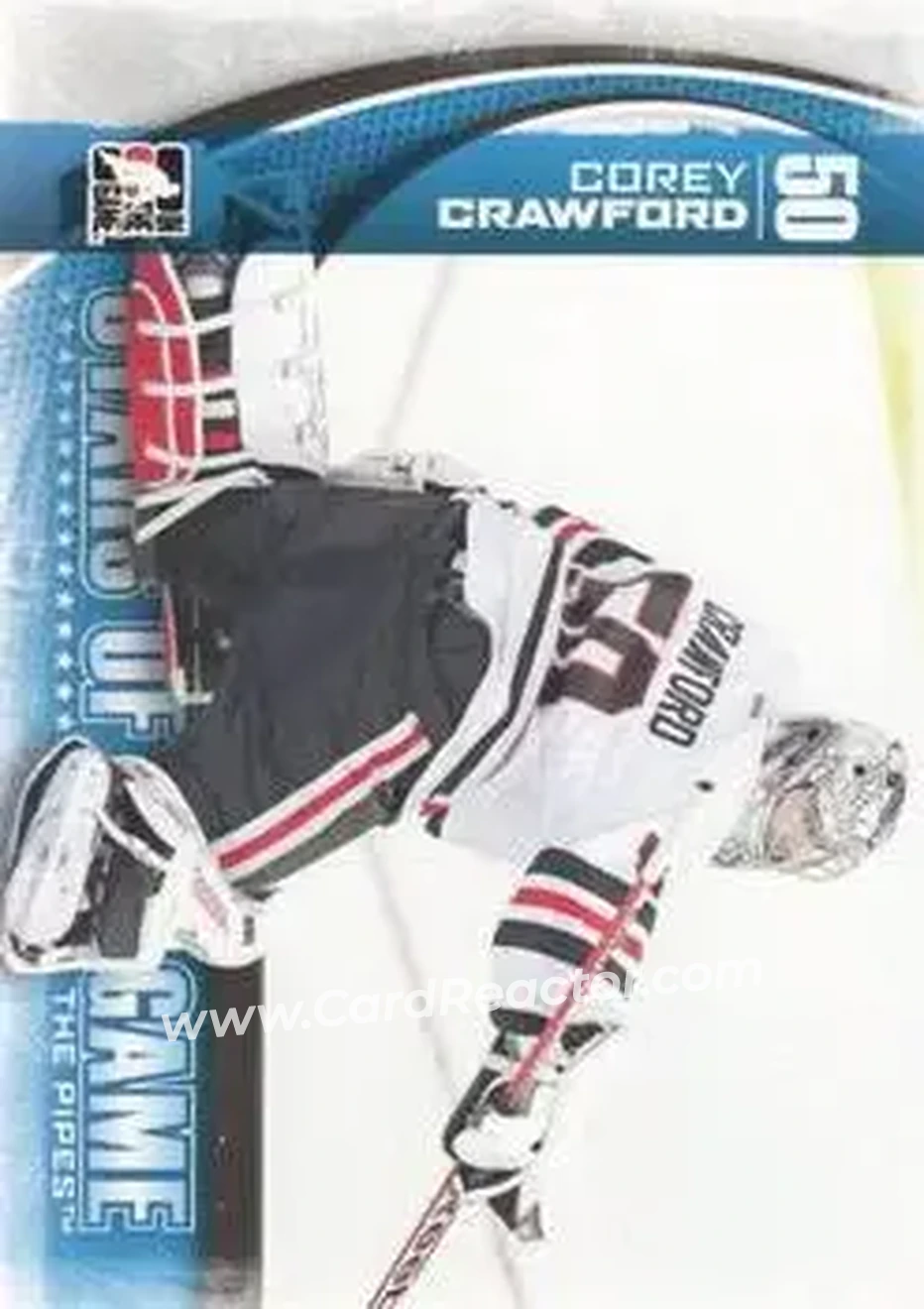2013-14 In The Game Between the Pipes #5 - Corey Crawford - Chicago Blackhawks - Front 2013-14 In The Game Between the Pipes #5 - Corey Crawford - Chicago Blackhawks - Front