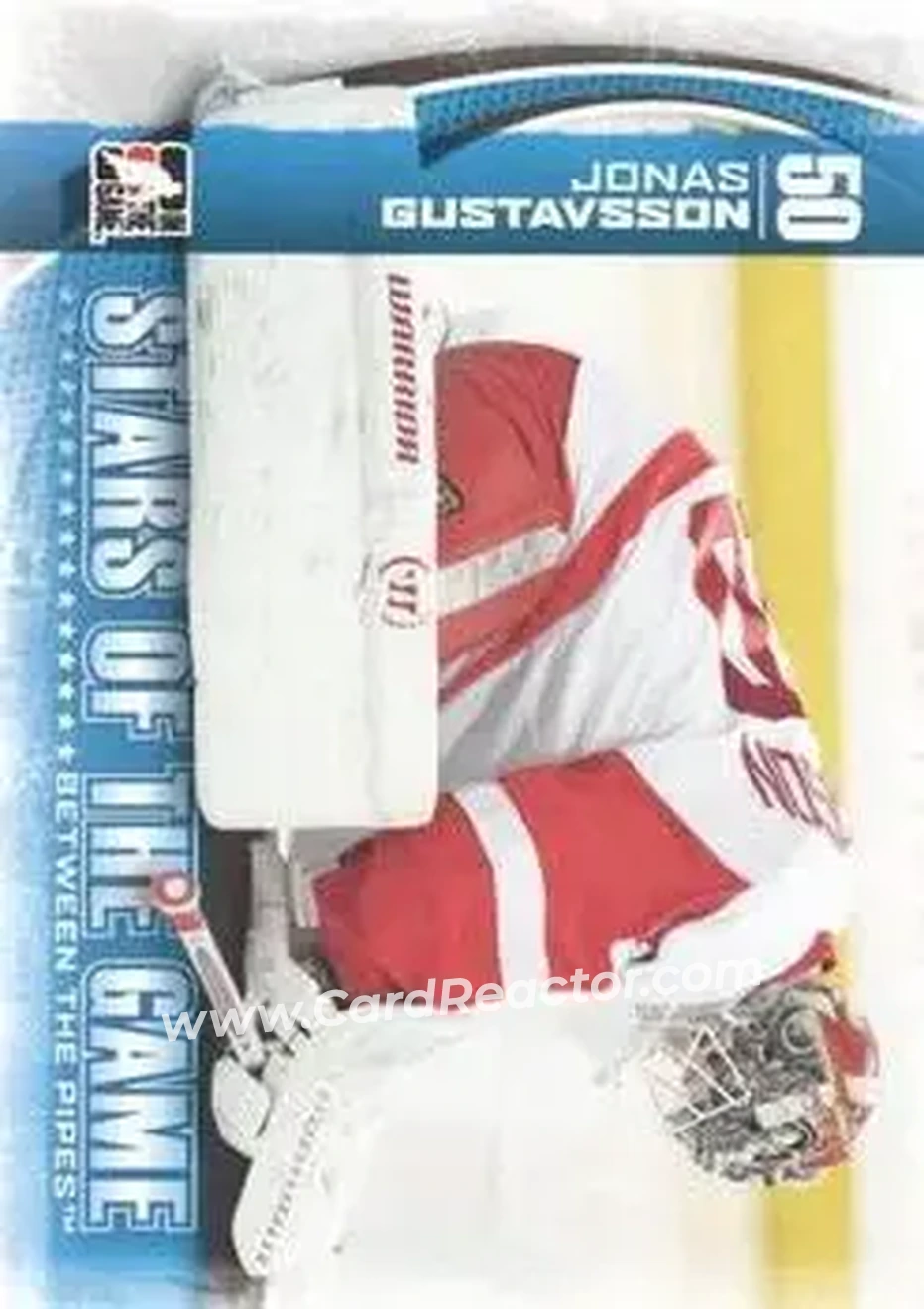 2013-14 In The Game Between the Pipes #21 - Jonas Gustavsson - Detroit Red Wings - Front