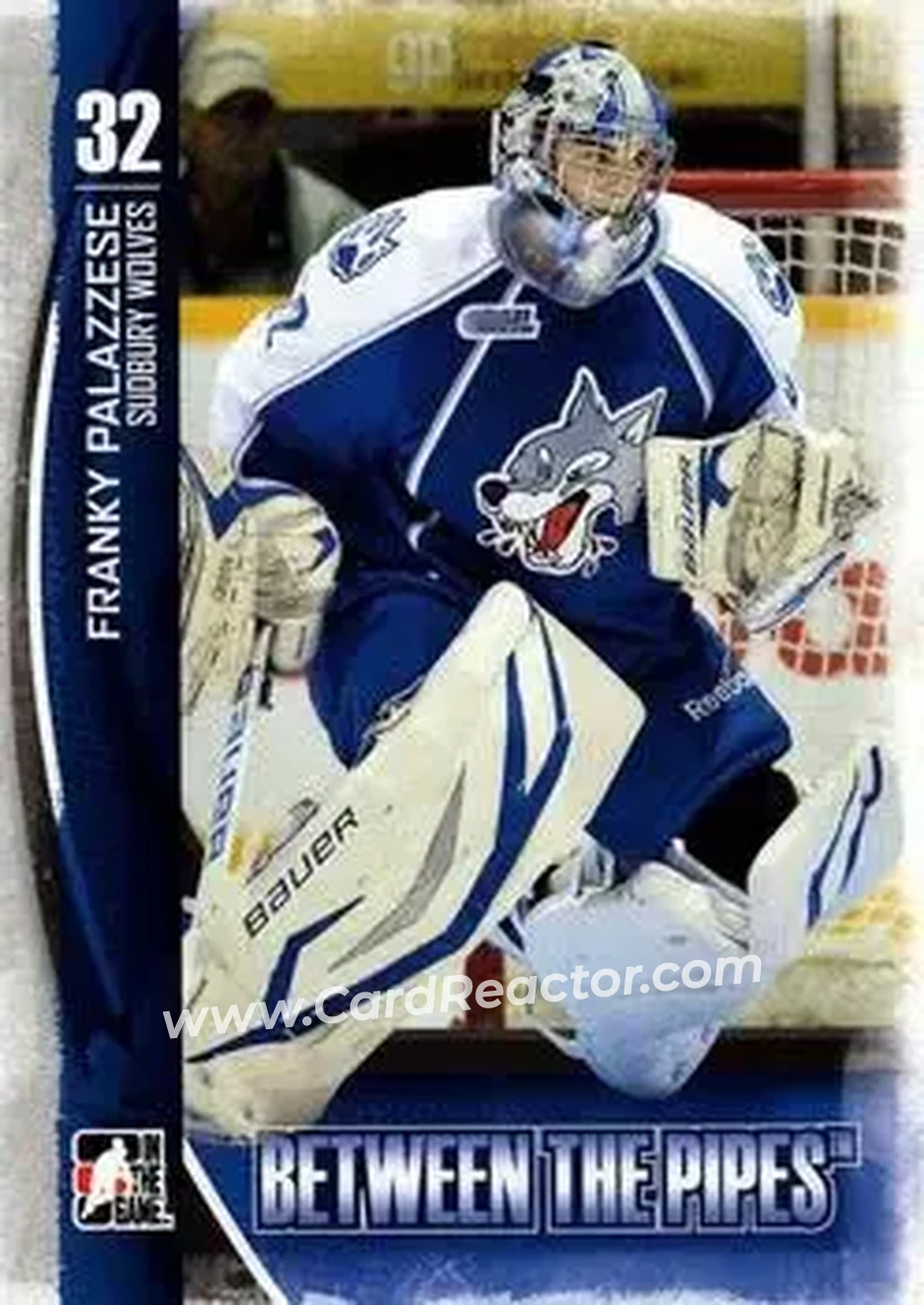 2013-14 In The Game Between the Pipes #29 - Franky Palazzese - Sudbury Wolves - Front 2013-14 In The Game Between the Pipes #29 - Franky Palazzese - Sudbury Wolves - Front