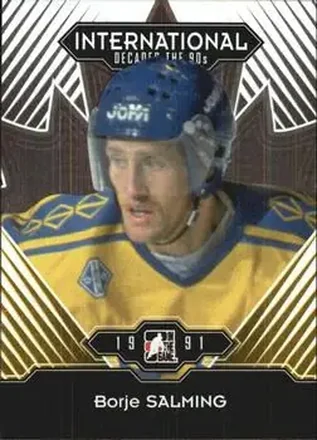2013-14 In The Game Decades 1990s #4 - Borje Salming - Sweden