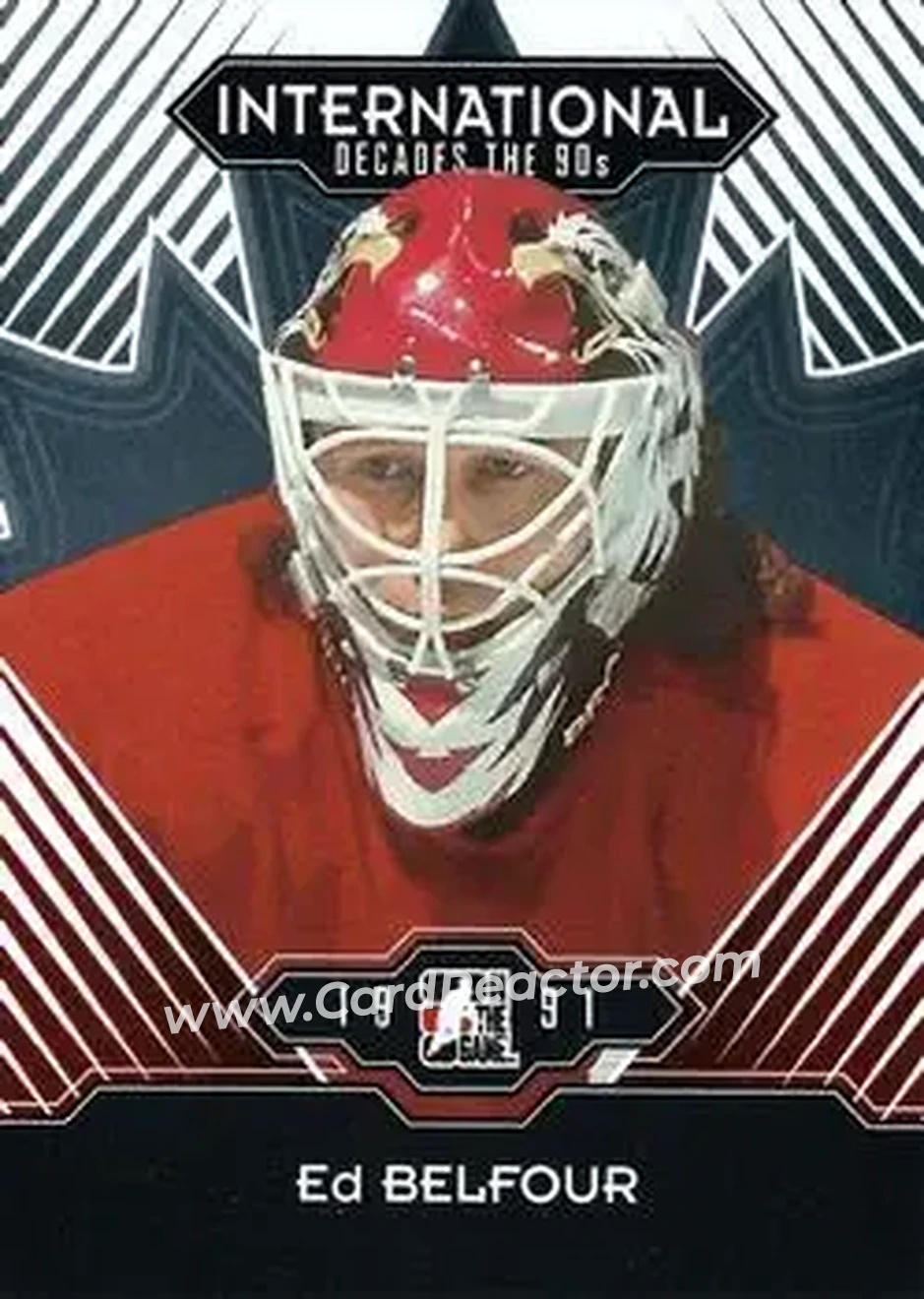 2013-14 In The Game Decades 1990s #8 - Ed Belfour - Canada - Front