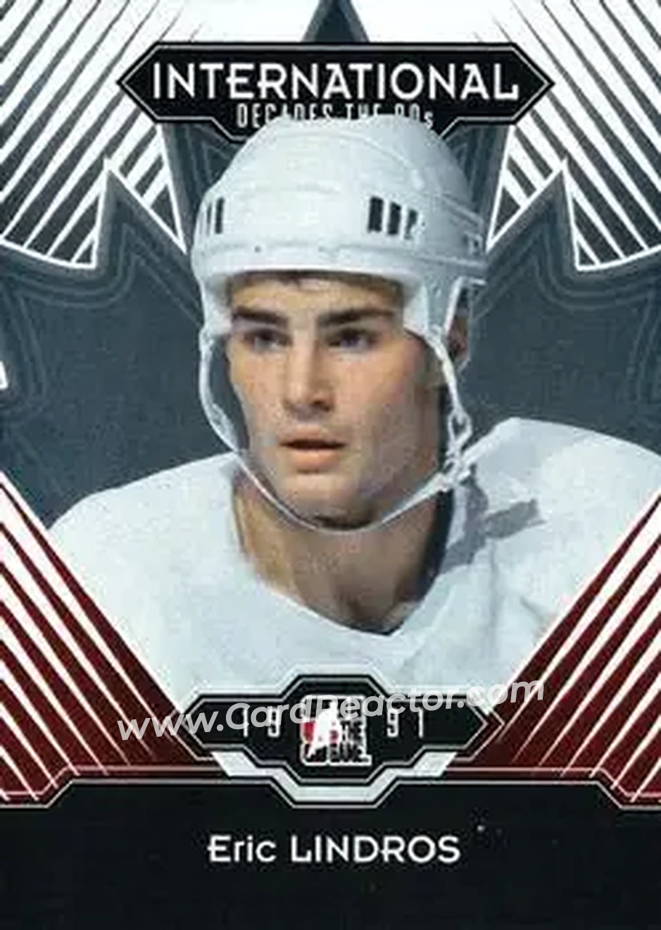 2013-14 In The Game Decades 1990s #9 - Eric Lindros - Canada - Front