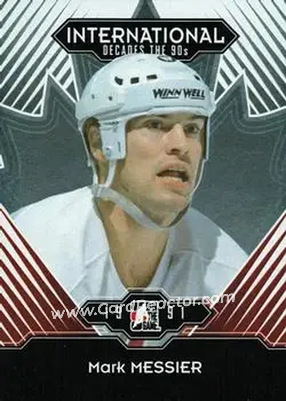 2013-14 In The Game Decades 1990s #14 - Mark Messier - Canada - Front 2013-14 In The Game Decades 1990s #14 - Mark Messier - Canada - Front