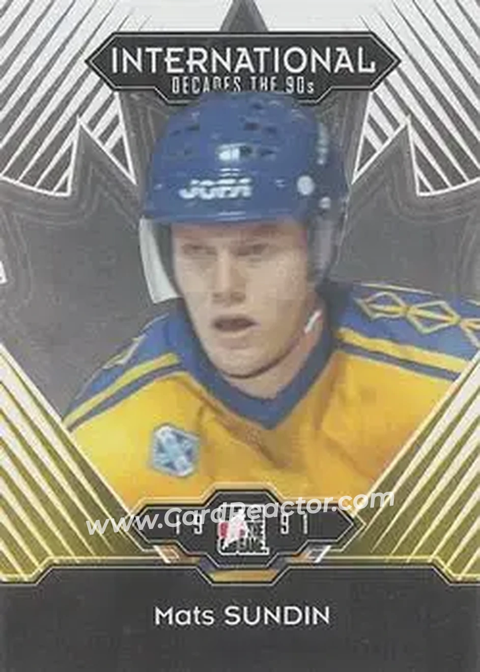 2013-14 In The Game Decades 1990s #16 - Mats Sundin - Sweden - Front