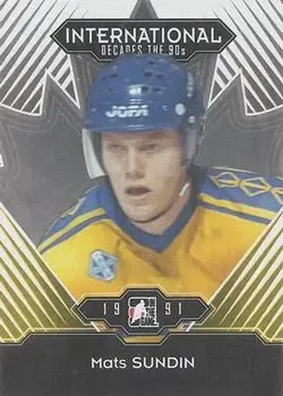 2013-14 In The Game Decades 1990s #16 - Mats Sundin - Sweden