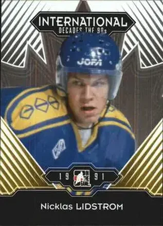 2013-14 In The Game Decades 1990s #19 - Nicklas Lidstrom - Sweden